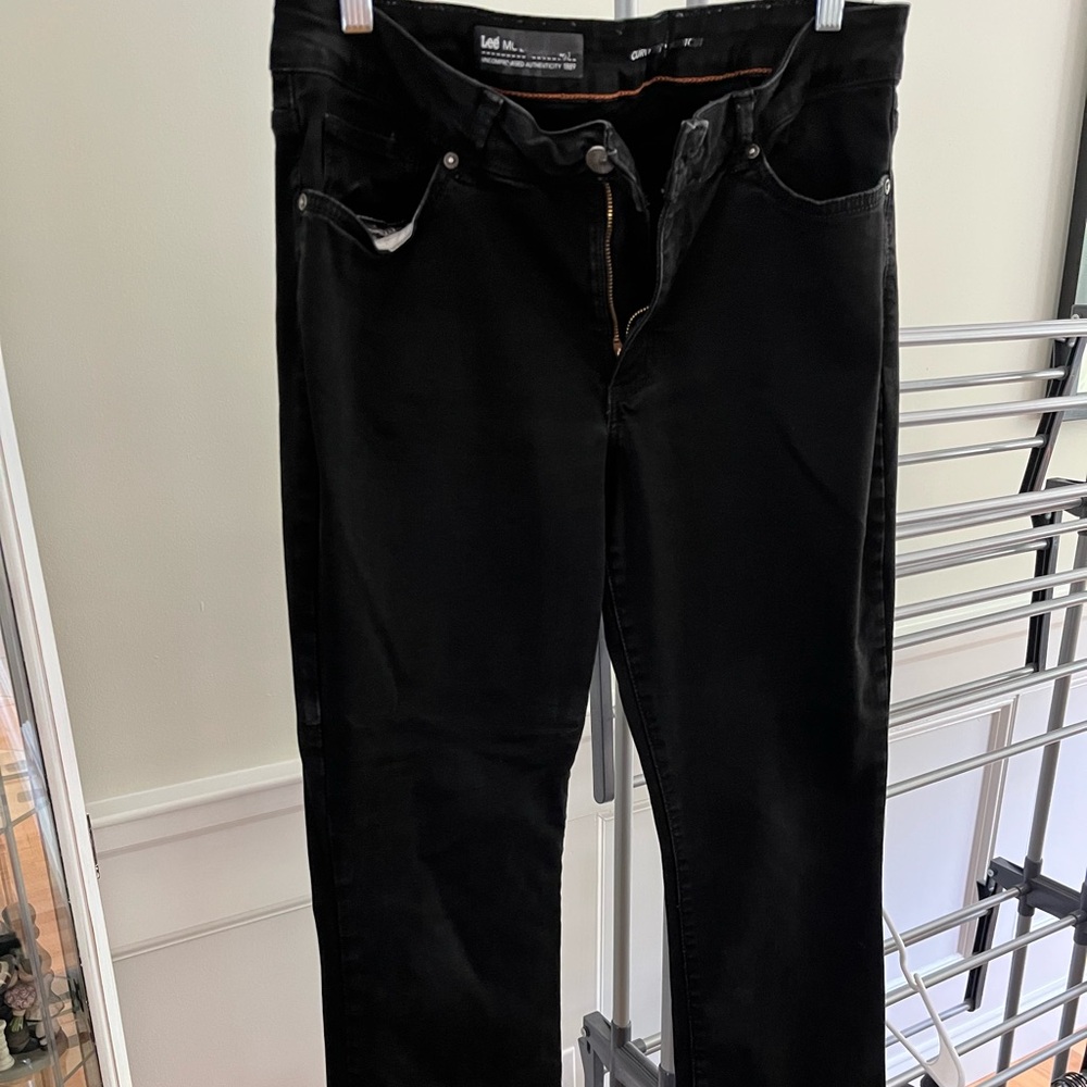 Lee Jeans Black Denim Curvy Bootcut